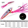 Double Hook Sea Fishing Lures Slow Shake Squid Skirt Lures Durable Iron Plate Lures  Deep Sea