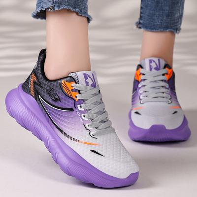 Новая спортивная обувь Мягкая подошва Удобная обувь для бега Мелкая обувь на шнуровке Дышащая одинарная обувь