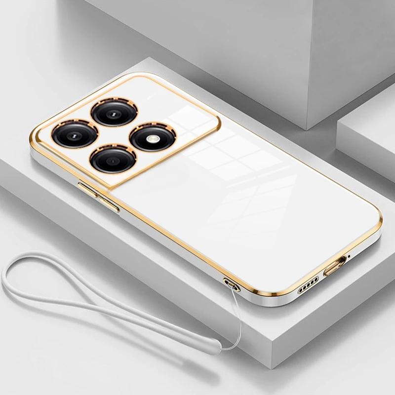 Модный чехол с покрытием для Xiaomi 15 14/13/T Pro Ultra POCO X7 X6 F6 M6 Pro 4G 5G Мягкий тонкий силиконовый противоударный чехол для телефона