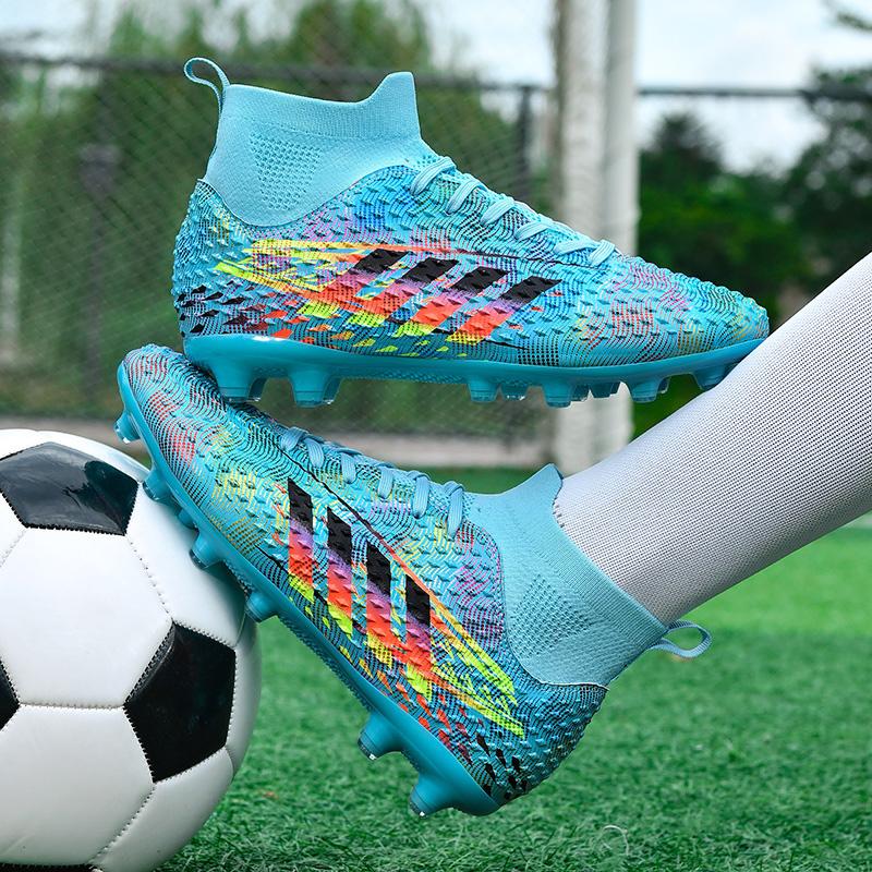 Модные мужские футбольные бутсы FG нескользящие футбольные бутсы для игры на траве модная дизайнерская обувь удобные кроссовки высокого качества футбольные бутсы 47