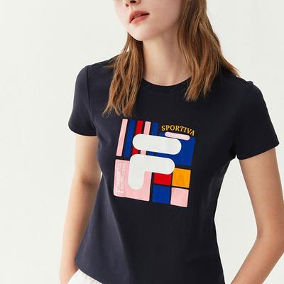 Regular T Shirt Women's Blue F11W118151FNV