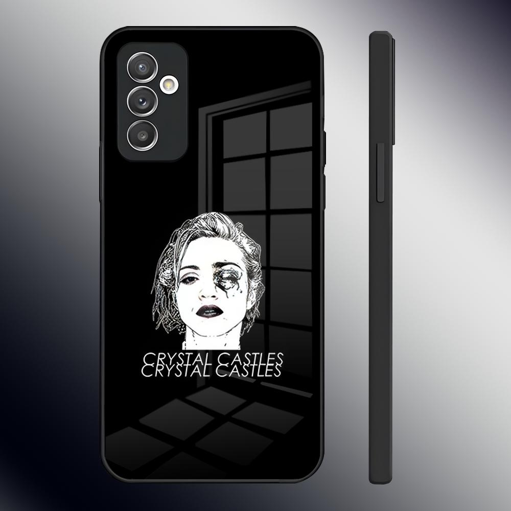 Горячий Чехол для Телефона Band C-Crystal C-Castles Для Samsung S26 S24 Ultra S23 S22 S21 Fe S25 Plus A54 A34 A24 A53 A13 A16 Стеклянная Крышка