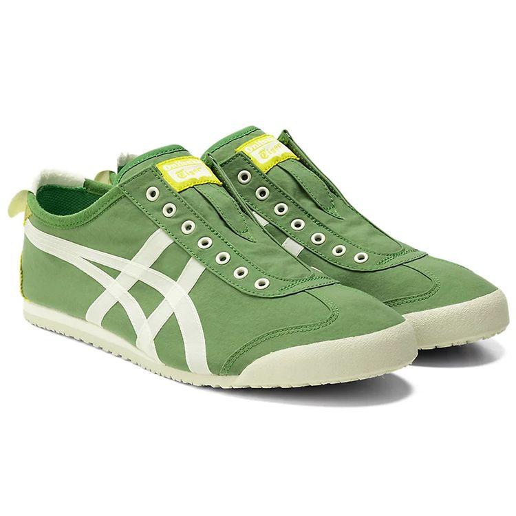 ONITSUKA TIGER Mexico 66 Slip-On Spinach Green Unisex Sneakers Cream 1183B603-302