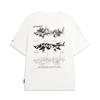 Li Ning Outdoor CF Tracing Свободная футболка унисекс с круглым вырезом Белая ATSW051-1