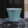 Китайская традиция Керамическая чайная чашка из печи Жу kiln Ручная работа с ледяными трещинами Чайная чашка Домашняя пиала для чая Дорожная Личная чашка мастера Набор для чая