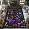 Minecraft Customized Name Area Rug Perfect For Decorate Room Balcony Outdoor Hallway Antislip Rug Anime Office Decor Gift For Festivals