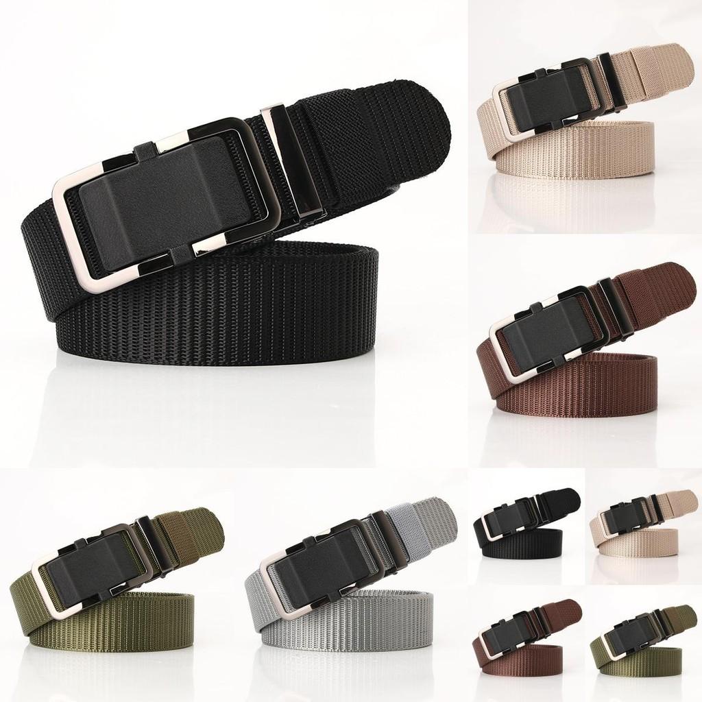 Mens Nylon Tactical Belt With Alloy Buckle For Outdoor Hiking And Casual Wear