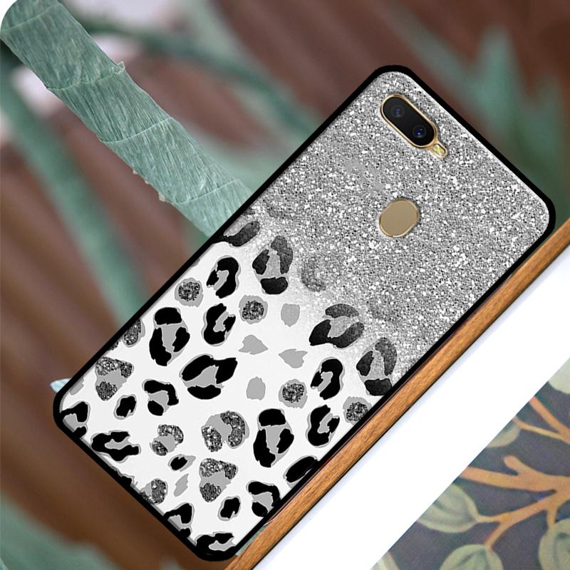 Leopard Print Black Cheetah Pattern Cover For OPPO A52 A72 A54 A74 A94 A1K A15 A83 A91 A5 A9 A31 A53 A53S A3S A5S Phone Case