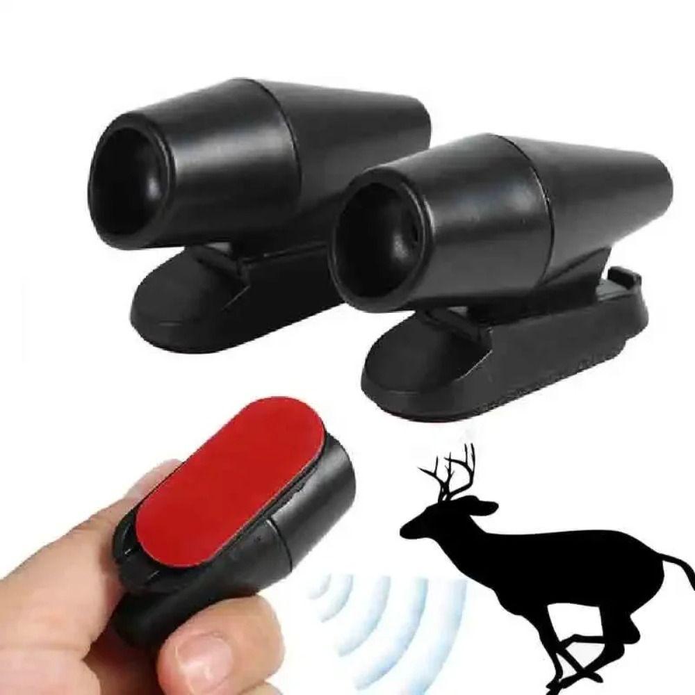 1pair Anti-Collision Wind Horns Ultrasonic Warning Wind Whistle Outdoor Protection
