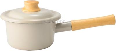 Эмалированная хлопковая кастрюля Fuji Plus, 14 см, Греж, CTP-14M.GG