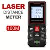 Портативный лазерный дальномер 40м-100м Профессиональный лазерный дальномер Ручной инструмент для измерения расстояния, площади, объема