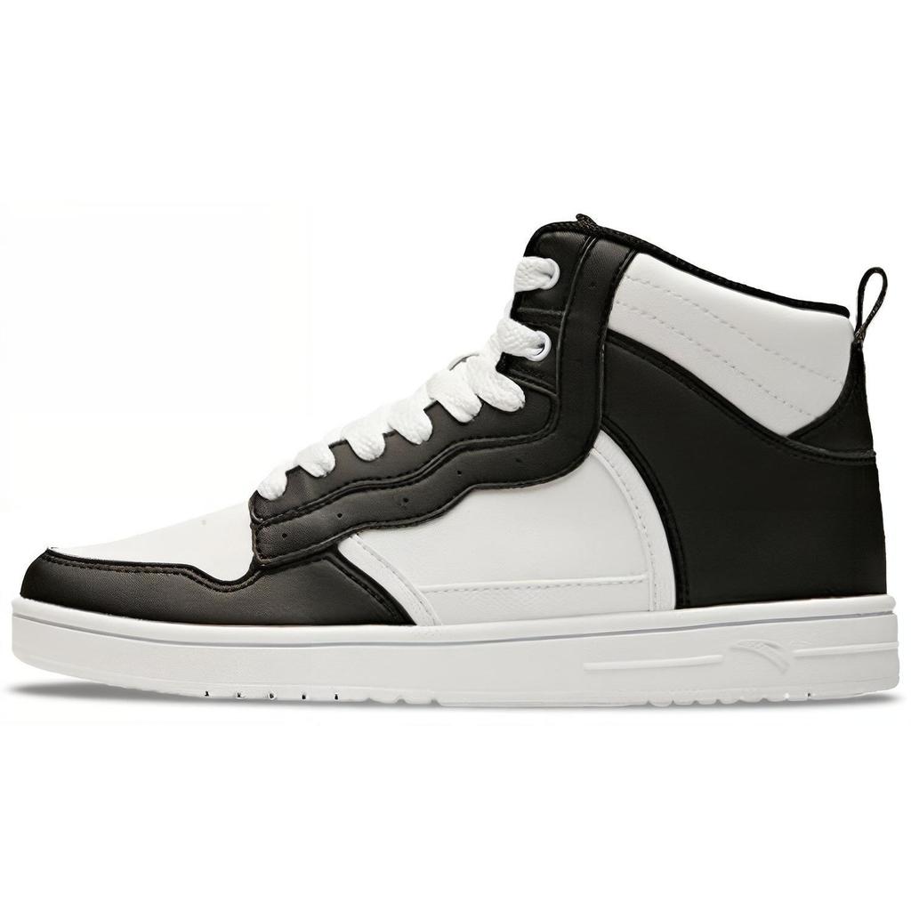 Anta Кроссовки Lifestyle Series Non-Slip Shock Absorbing High-Top женские кроссовки Белый Черный 92948088-6