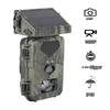 Solar Hunting Camera Solar Trail Camera Loop Recording IP65 Waterproof ABS 60 Degree Detection Angle Night Vision for Outdoor