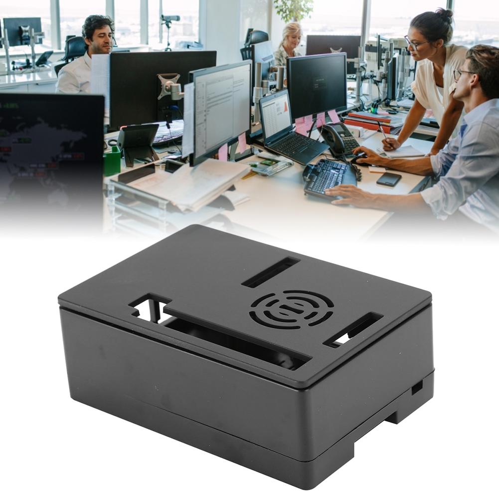 Чехол для Raspberry Pi 4 Корпус для RPi 4B Сенсорный экран с вентилятором Компьютерные аксессуары(случай