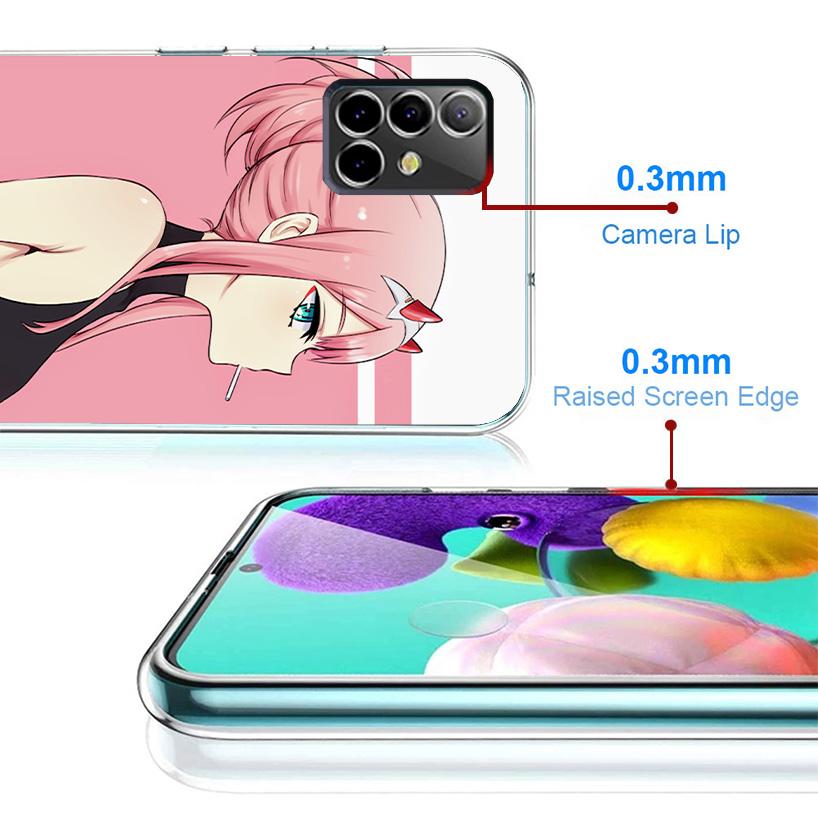 Чехол для телефона Zero Two Darling In The Franxx 02 для Samsung Galaxy A17 A37 A57 A16 A26 A36 A56 A15 A25 A35 A55 A14 A24 A34 A54 A13