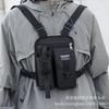 Мужская модная брендовая нагрудная сумка с двойным плечевым ремнем, сумка-жилет, функциональная сумка-инструмент в стиле ветра, модная уличная многофункциональная тактическая сумка-жилет