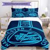 3pcs Duvet Cover Set (1*Duvet Cover + 2*Pillowcase, Without Core), Manchester City FC Print Soft All‑Season Bedding Set, Home Bedroom Decor Gift