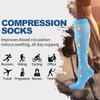 Unisex Compression Socks Calf Pressure Stockings Compresse Sports Marathon Varicose Veins Yoga Men Women Nurse Cartoon Pattern