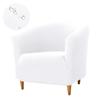 Water Repellent Tub Chair Cover Stretch Club Sofa Armchair Slipcovers Elastic Single Sofa Covers for Living Room Bar Home Decor