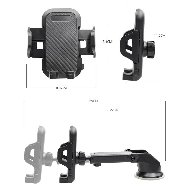 Multifunctional Car Phone Holder Universal Vehicle Dashboard Windshield Air Vent Mount Sucker Phone GPS Holder Telephone Support