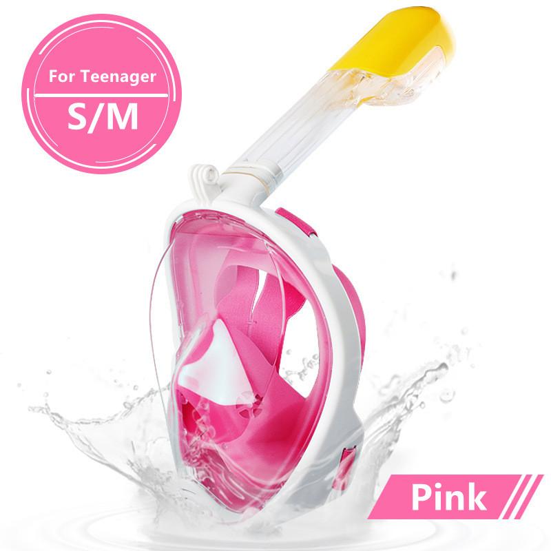 Подводная противотуманная маска для подводного плавания с аквалангом, респираторные маски для подводного плавания, безопасное водонепроницаемое оборудование для плавания для взрослых и детей