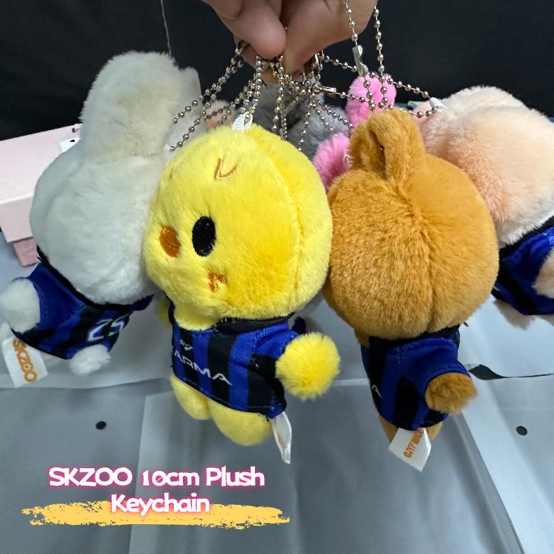 In-Stock Skzoo Plush Keychain Set Stray Kids Karma Album Edition Soft Stuffed Animal Keychains K-Pop Fan Collectible Decorations