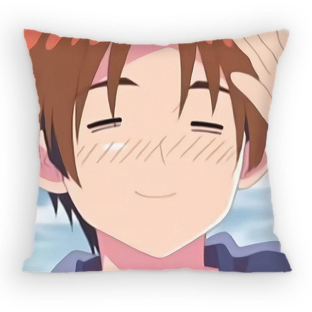 Anime Hetalia World Stars Feliciano Vargas Pillow Case Anti-Dustmite Pillowcase Invisible Silky Short Plush Sofa Cushion Cover
