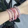 Bright Round Bangles Cat Eye Cuff Bracelet Vintage Resin Bracelet  Jewelry