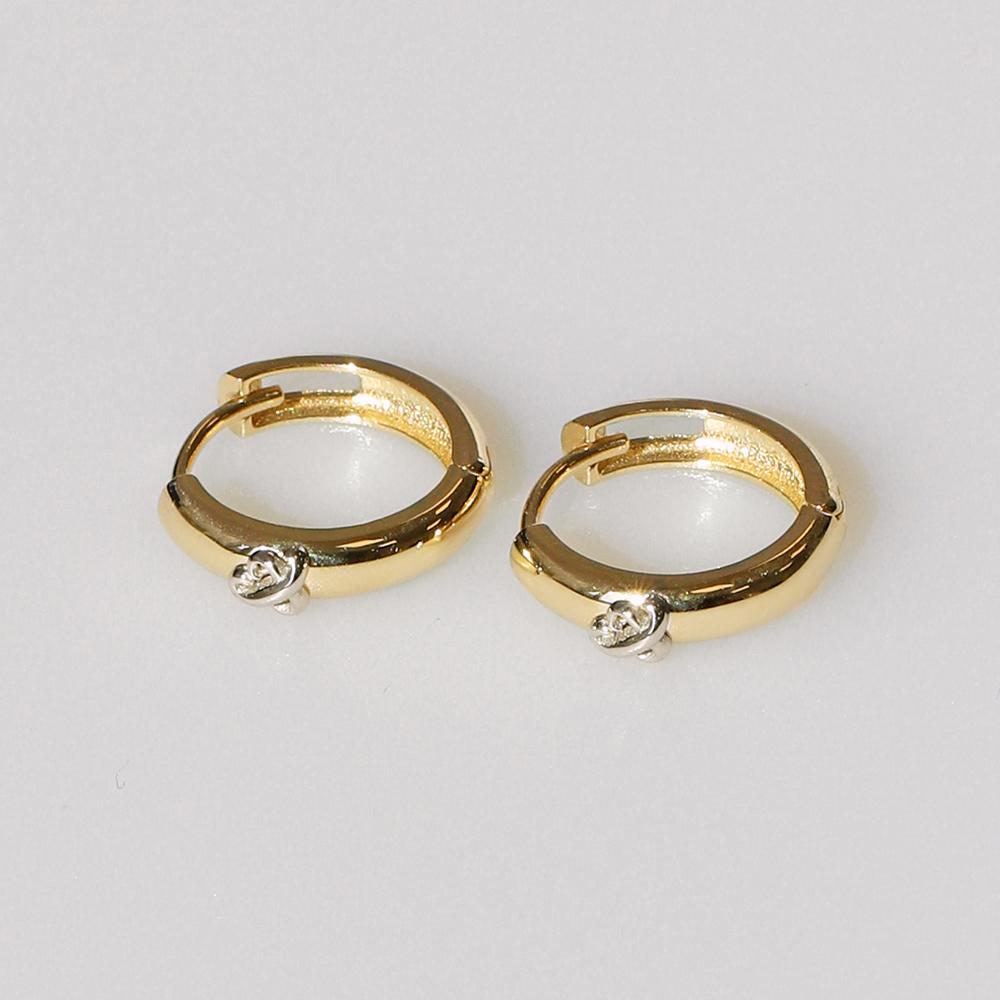 Loveenb [14K Gold] Iconic & Ring Earrings