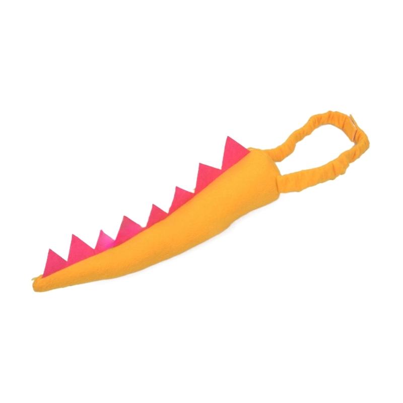 Костюм хвоста динозавра Аксессуар Хэллоуин Животный хвост Хвост динозавра для ребенка Взрослого Хэллоуин День Рождения Рождество Ролевая игра