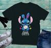 Happy Easter TShirt Easter Bunny Lilo Stitch Eggs Hunting Unisex Top