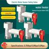 Universal Water Heater Safety Valve with Pressure Relief & One-Way Check Valve