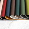 Lychee pattern leather placemat waterproof and oil-proof western food mat anti-scalding and heat insulation mat premium dining table mat