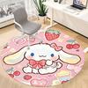 1 шт. Ковер-сиденье Cinnamoroll для офиса, нескользящий, мягкий и удобный, ковер для офиса, игр, легкий круглый коврик для пола