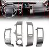 4pcs Center Dash Air Vent Panel 55670 47060 Left Right Car AC Outlet Vent Panel Cover Decoration Trim for Toyota Prius 2004‑2009