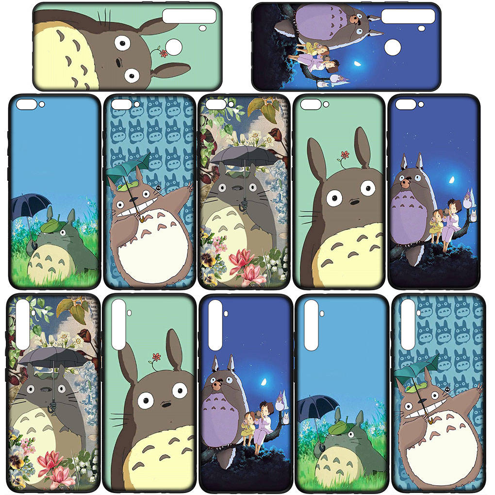 Чехол для iPhone 15 14 Xiaomi Redmi Note 13 12 11 Pro Max X 8 7 9 XR Samsung Galaxy S24 S23 S20 FE 9C 13C OPPO A15 Huawei Comics Totoro Phone Case