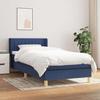 3130415 vidaXL Divan Bed with Mattress Blue 100x200 Cm Fabric