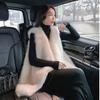 Imitation Mink Hair, Imitation Fur Vest, Women's Autumn and Winter Medium and Long Models, New Slim-fitting and Thin Fur Vest Jacket