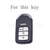 Чехол для ключей из ТПУ с 5 кнопками для Honda CRV XR-V CR-V Fit Civic Accord HR-V HRV City Odyssey, автомобильные аксессуары