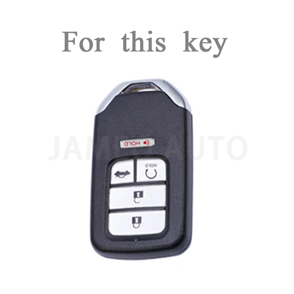 Чехол для ключей из ТПУ с 5 кнопками для Honda CRV XR-V CR-V Fit Civic Accord HR-V HRV City Odyssey, автомобильные аксессуары