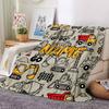 Custom Name excavator Theme Printed Blanket - Perfect for Couch, Bed, Travel & Outdoor Use | Machine Washable, Cozy & Durable.