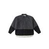 Vans Tdc Tokyo Design Collective Color Block Design Loose Fashion Long Sleeve Jacket Unisex Jacket Gray Black VN000H2J1O7