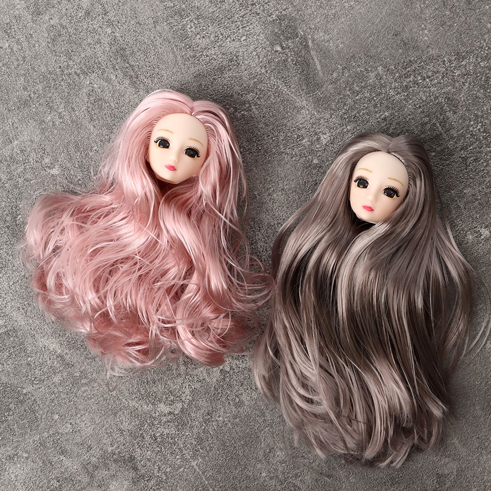 Gift Multiple Color Long Hairstyles Doll Head Ancient Doll Accessories DIY Head Wear 30 Dolls Joint