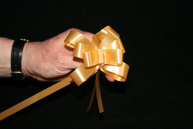 Wstążki Ściągane Kokardy 3 Cm, 25 Szt, Czerwone