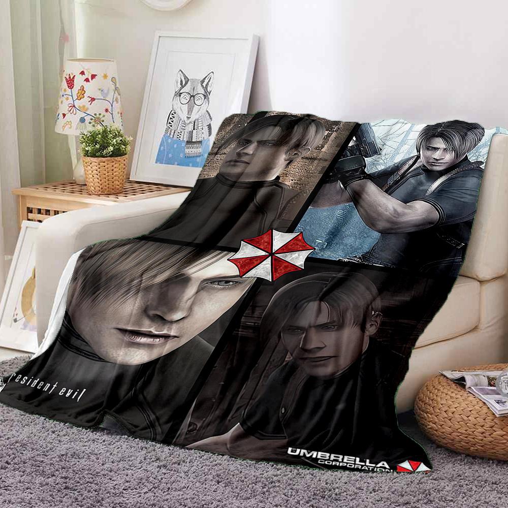 Resident Evil Flannel Blanket Throw Blanket Soft Warm Sofa Bed Camping Car home Decor Unique Christmas Gift C930303