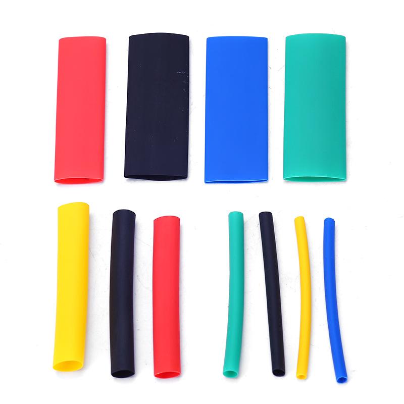 Heat Shrink Tube Set For Wire Cable Insulation Protection Assorted Colors And Black Sizes With Storage Box Diy Electrical Repair