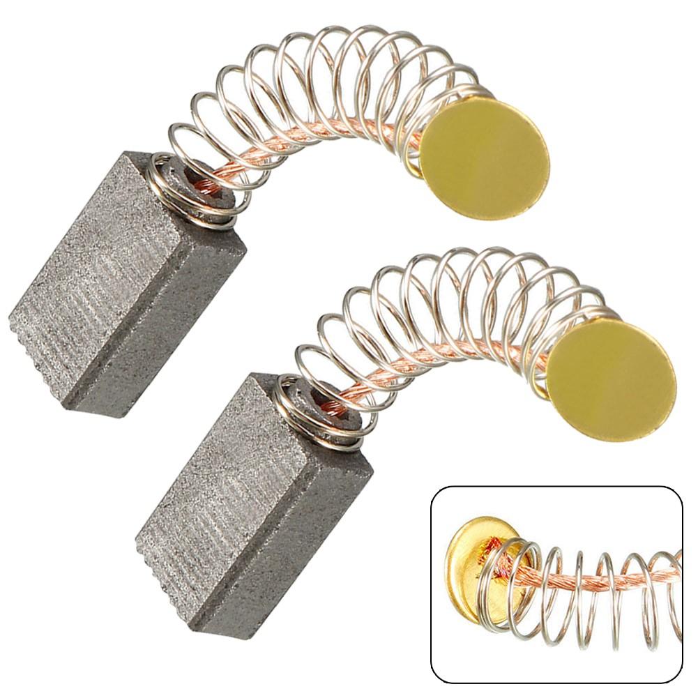 Надежные сменные 2 шт. угольных щеток для электродвигателей 13 мм x 8 мм x 5 мм