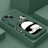 Чехол для телефона 'Щекочущая панда' для iPhone 16 16e 15 14 13 12 11 XR XS SE2 SE2020 8 7 6 6S Plus Pro Max Mini Силиконовый чехол