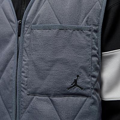 Jordan Vests Men's Light Gray V Neck Moderate Other