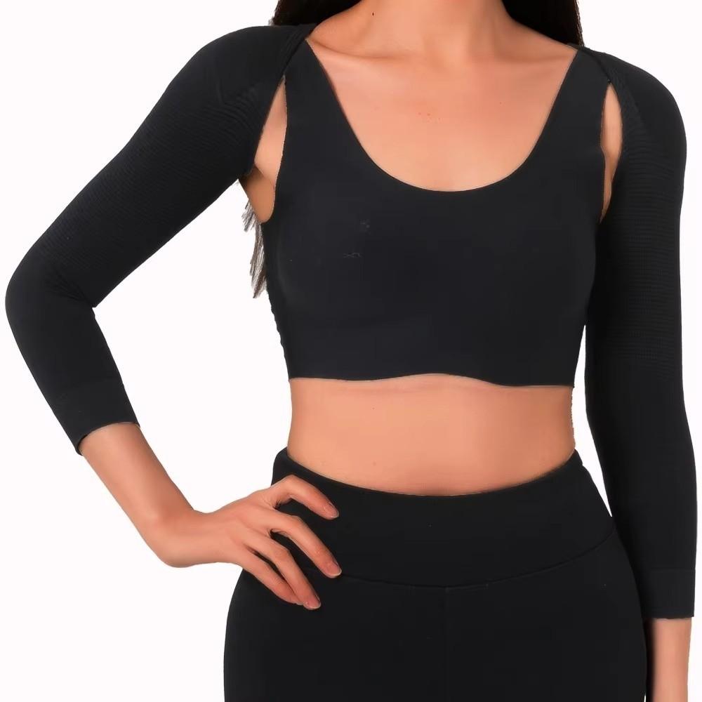 Fat Burning Fabric Arm Shaping Sleeves Humpback Prevent Arm Control Shaper For Women